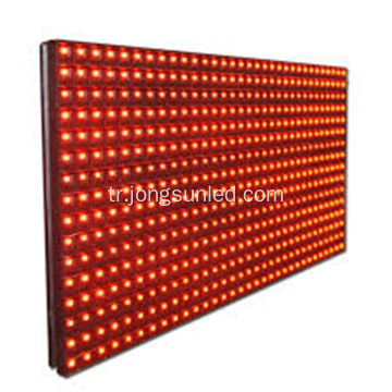 Ucuz Tek Kırmızı P10 LED Modülü P10 Dış Mekan